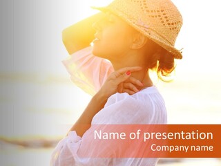 Evening  Person PowerPoint Template