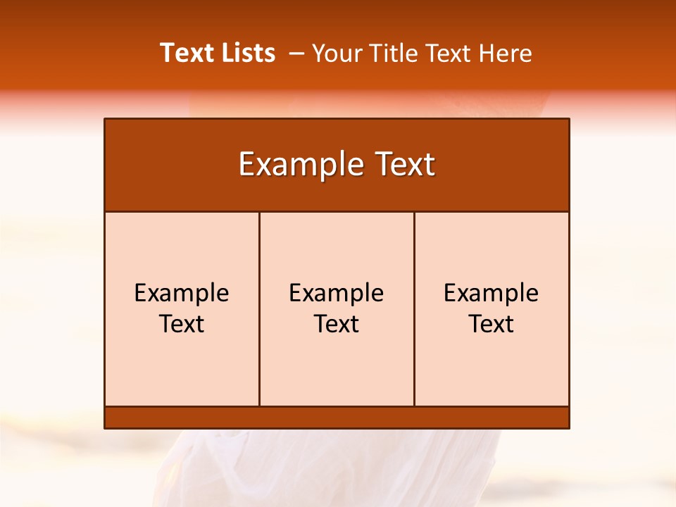 Evening  Person PowerPoint Template