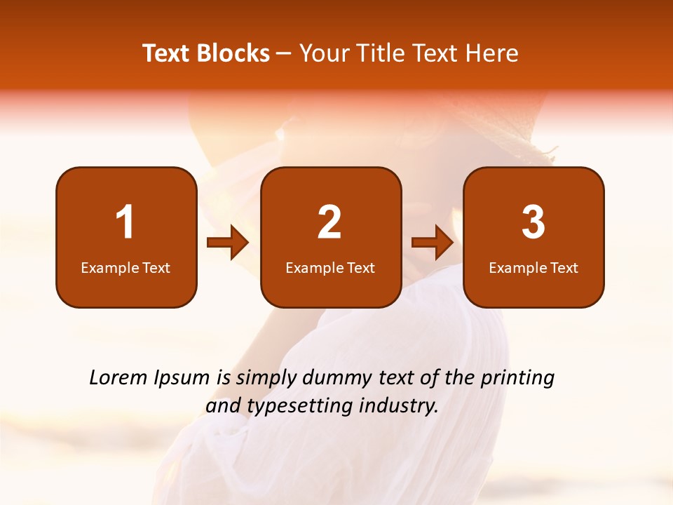 Evening  Person PowerPoint Template