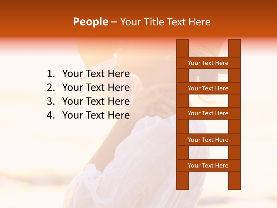 Evening  Person PowerPoint Template