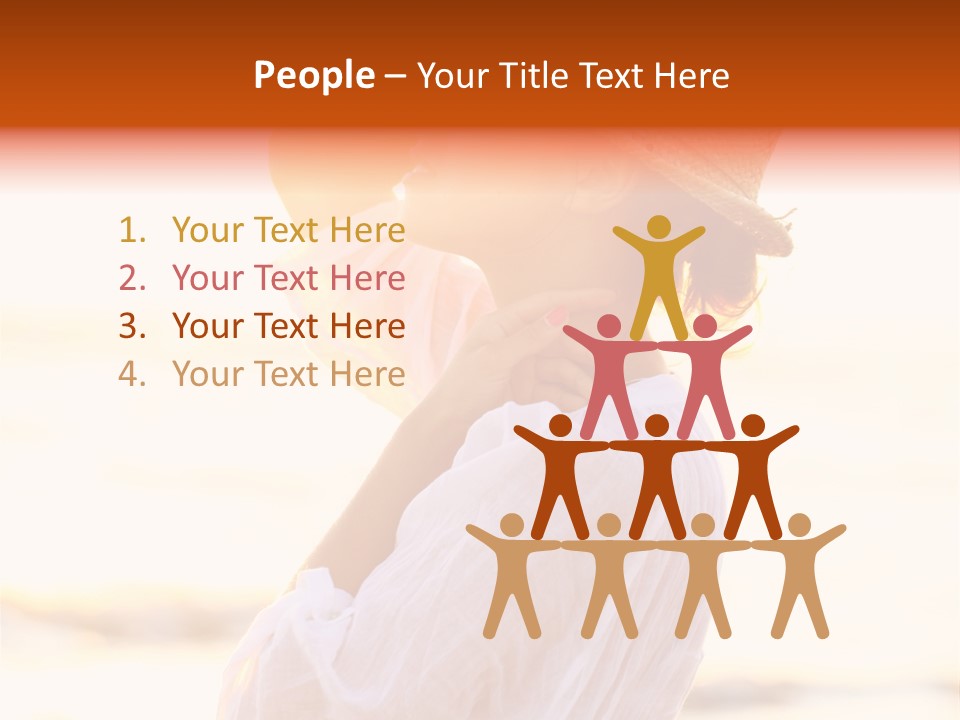 Evening  Person PowerPoint Template