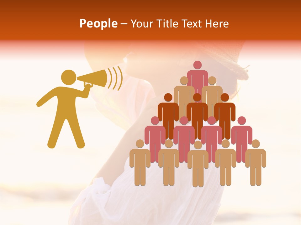 Evening  Person PowerPoint Template