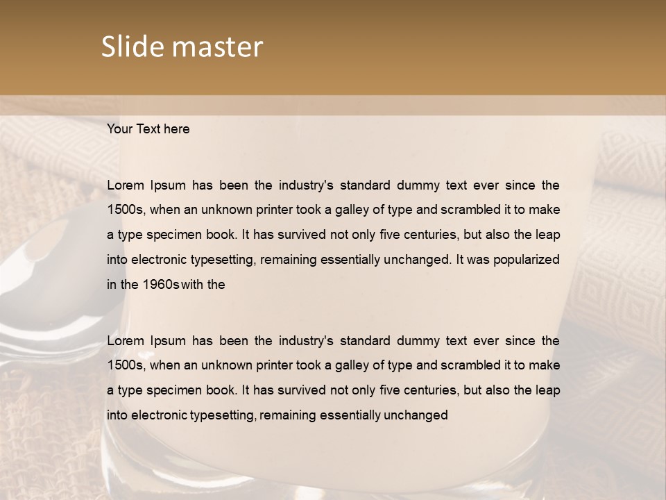 Shell Butter Slice PowerPoint Template