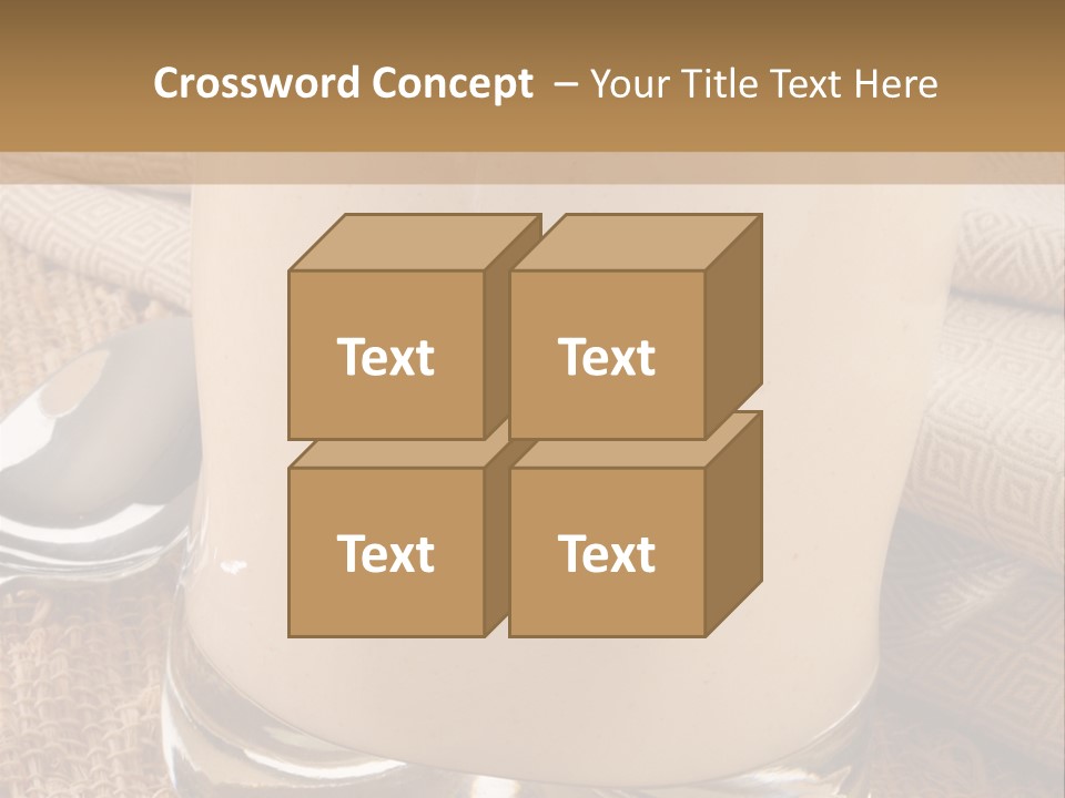 Shell Butter Slice PowerPoint Template