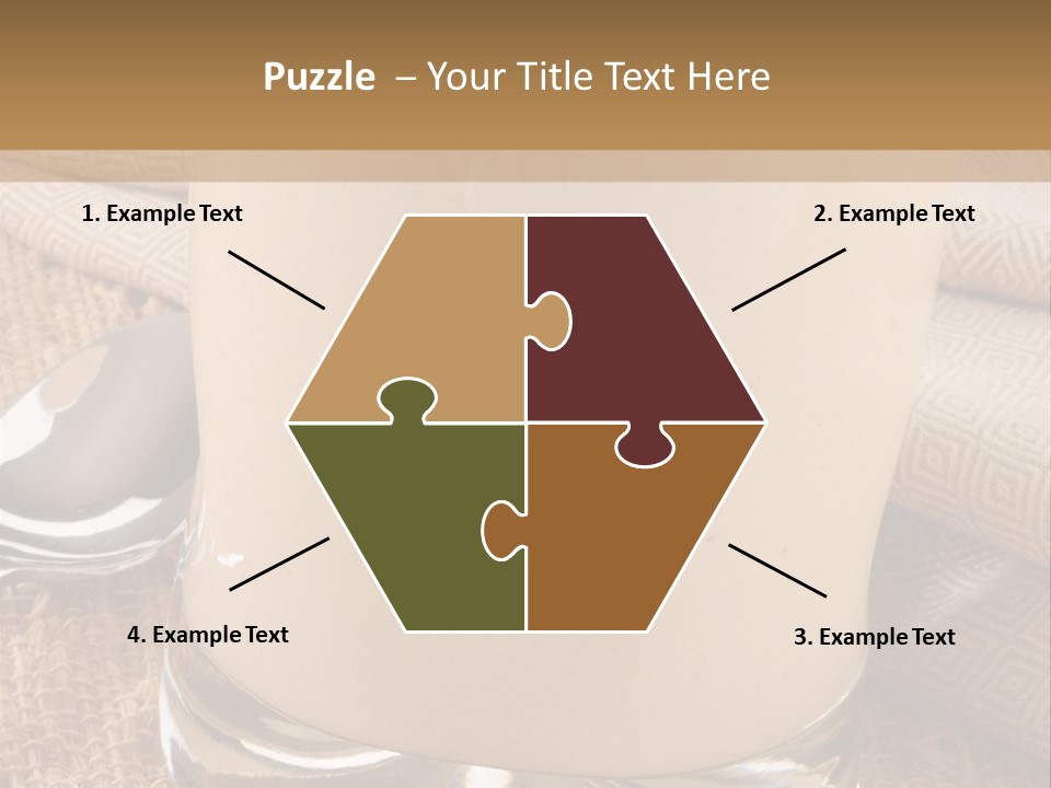 Shell Butter Slice PowerPoint Template