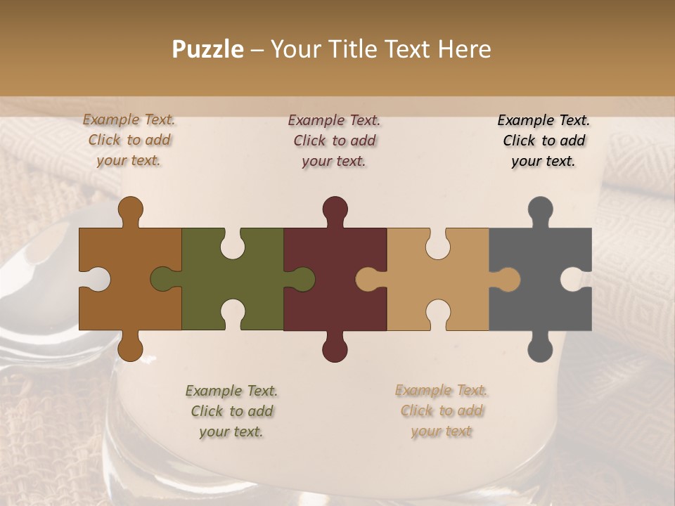 Shell Butter Slice PowerPoint Template