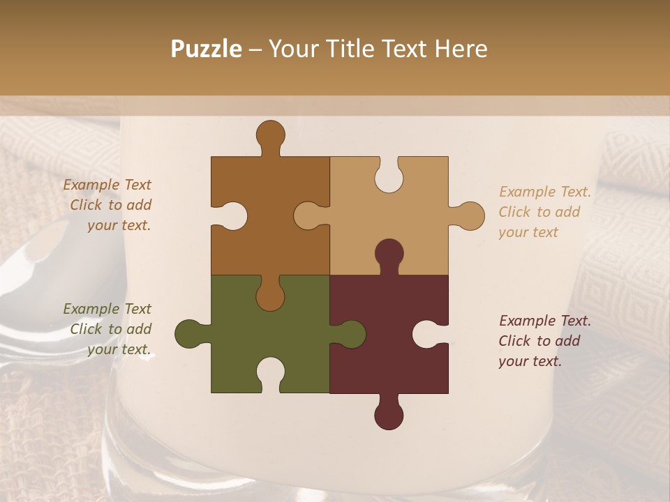 Shell Butter Slice PowerPoint Template