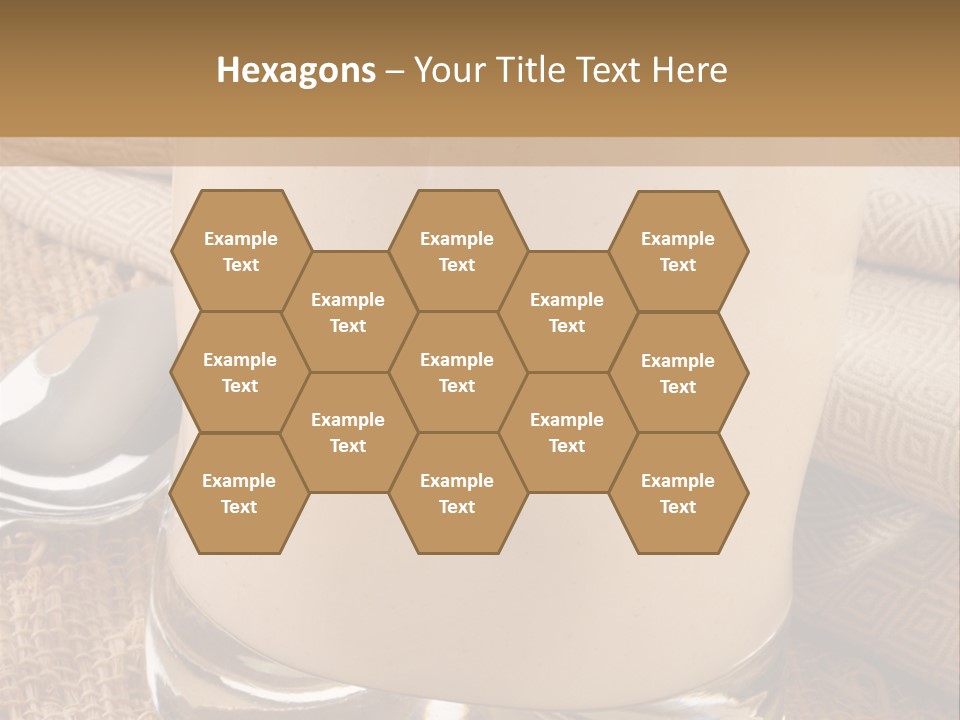 Shell Butter Slice PowerPoint Template