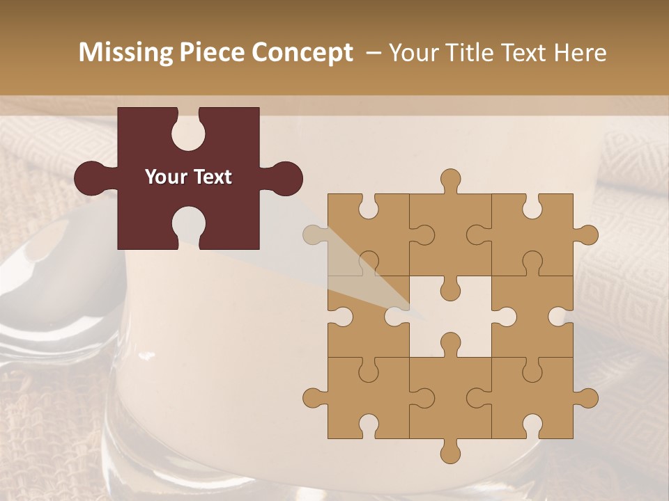 Shell Butter Slice PowerPoint Template