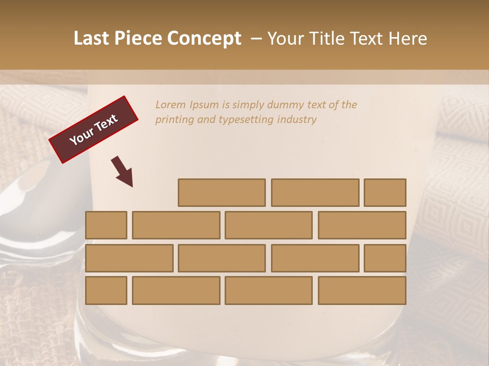 Shell Butter Slice PowerPoint Template