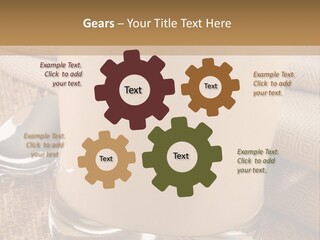 Shell Butter Slice PowerPoint Template