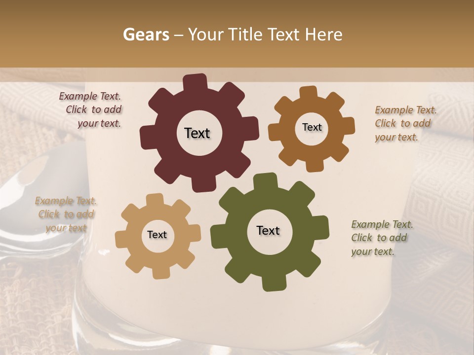 Shell Butter Slice PowerPoint Template