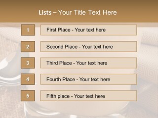 Shell Butter Slice PowerPoint Template