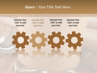 Shell Butter Slice PowerPoint Template