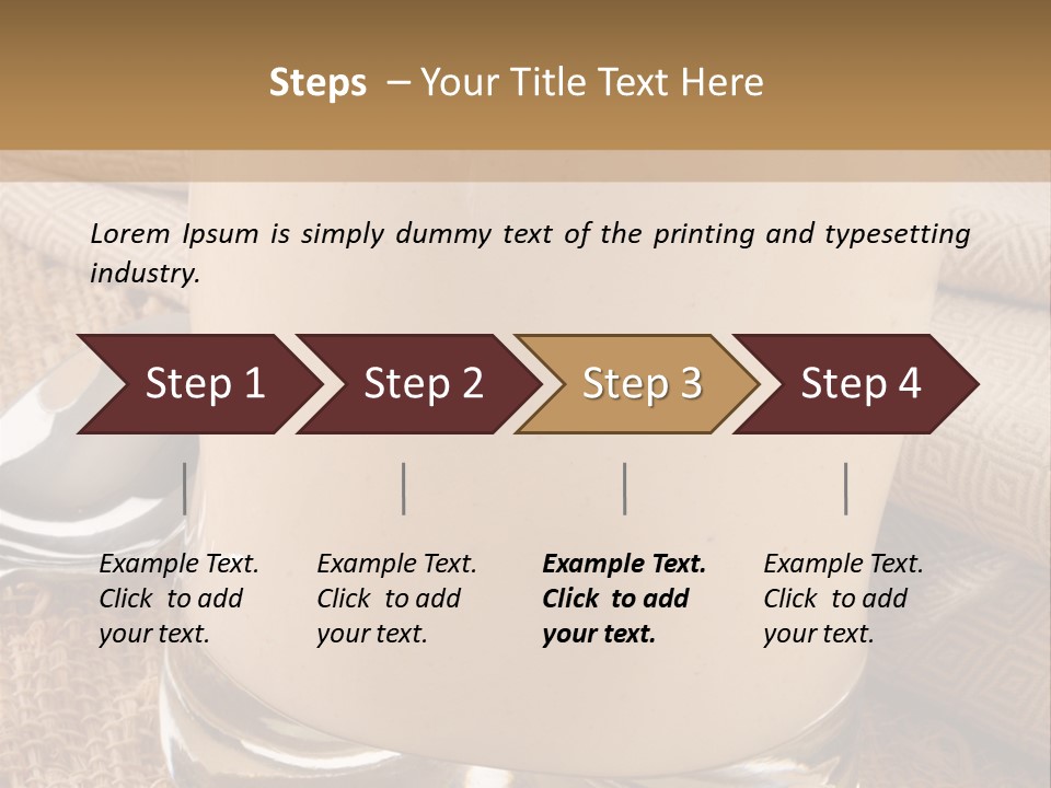 Shell Butter Slice PowerPoint Template