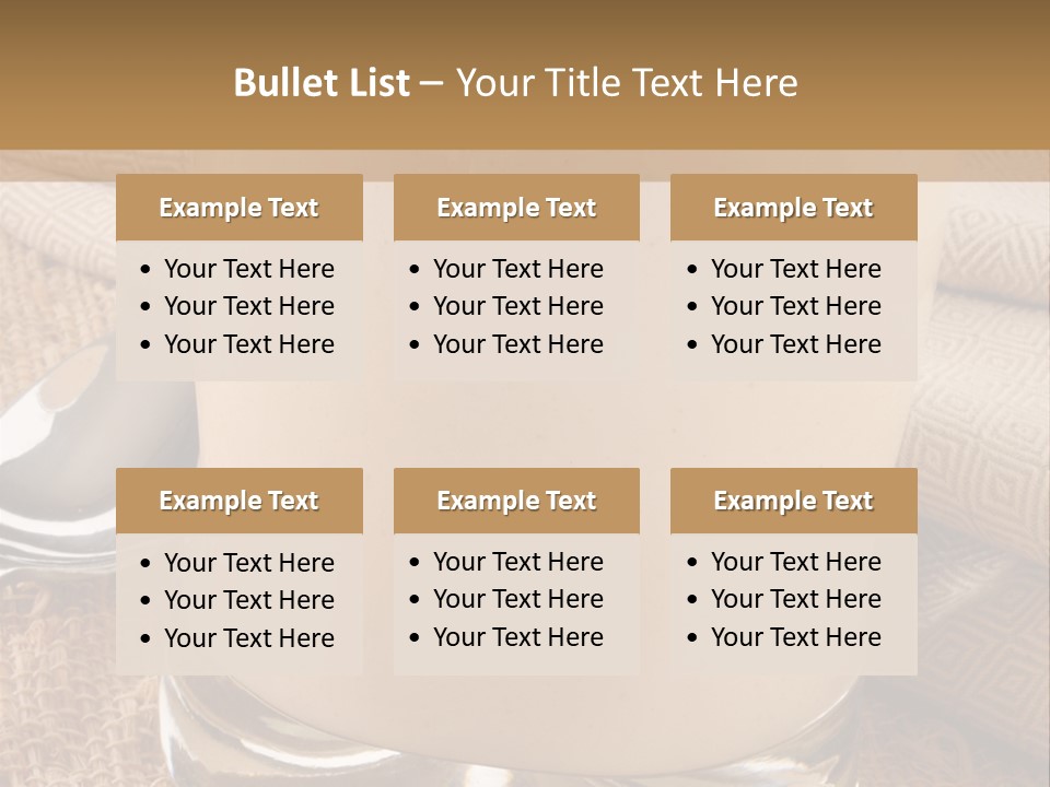 Shell Butter Slice PowerPoint Template