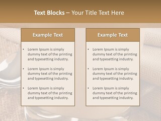 Shell Butter Slice PowerPoint Template