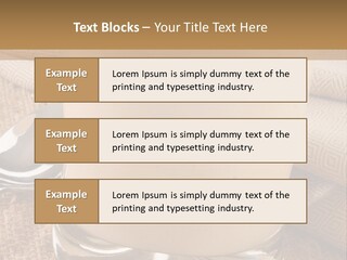 Shell Butter Slice PowerPoint Template