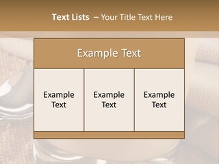 Shell Butter Slice PowerPoint Template