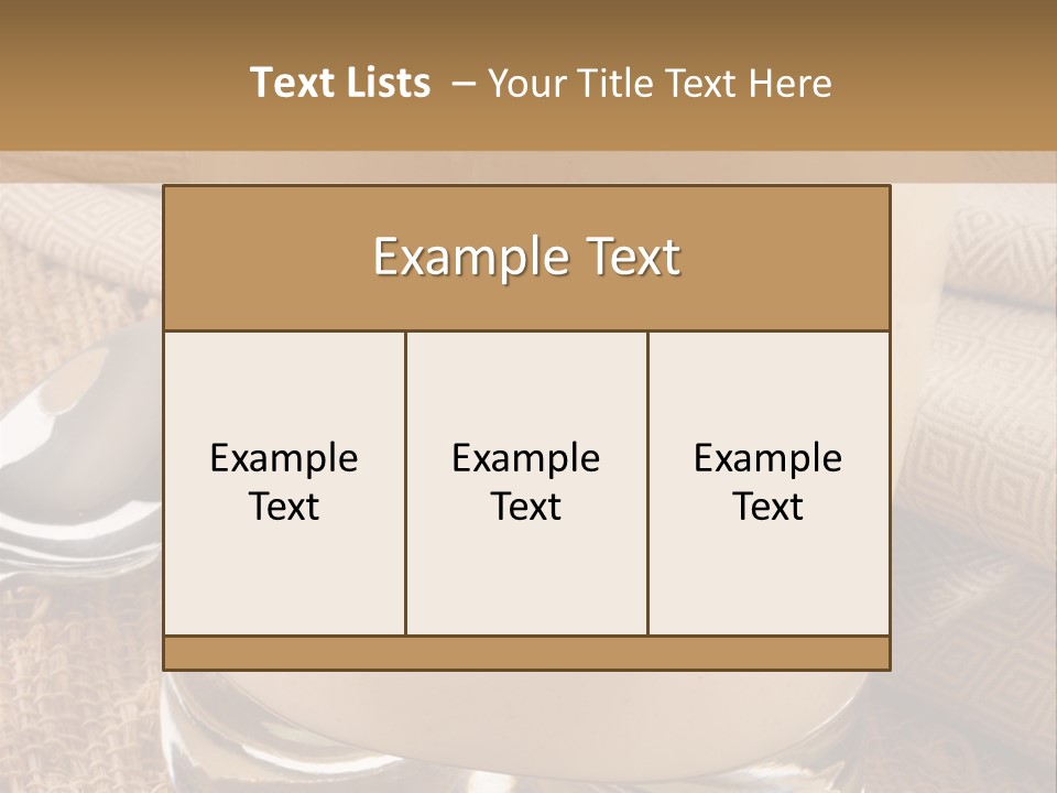 Shell Butter Slice PowerPoint Template