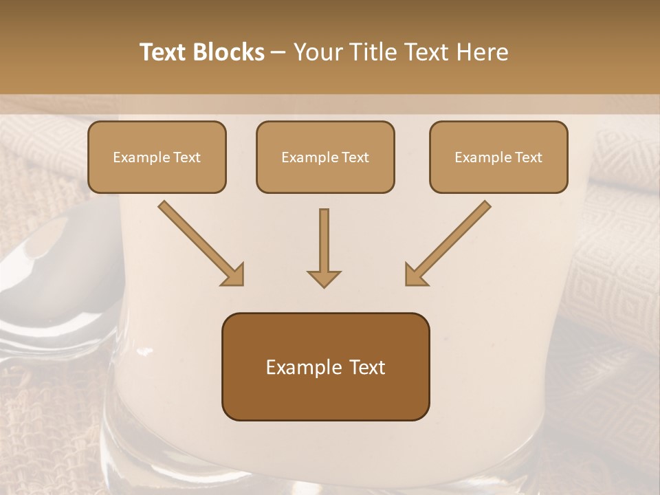 Shell Butter Slice PowerPoint Template