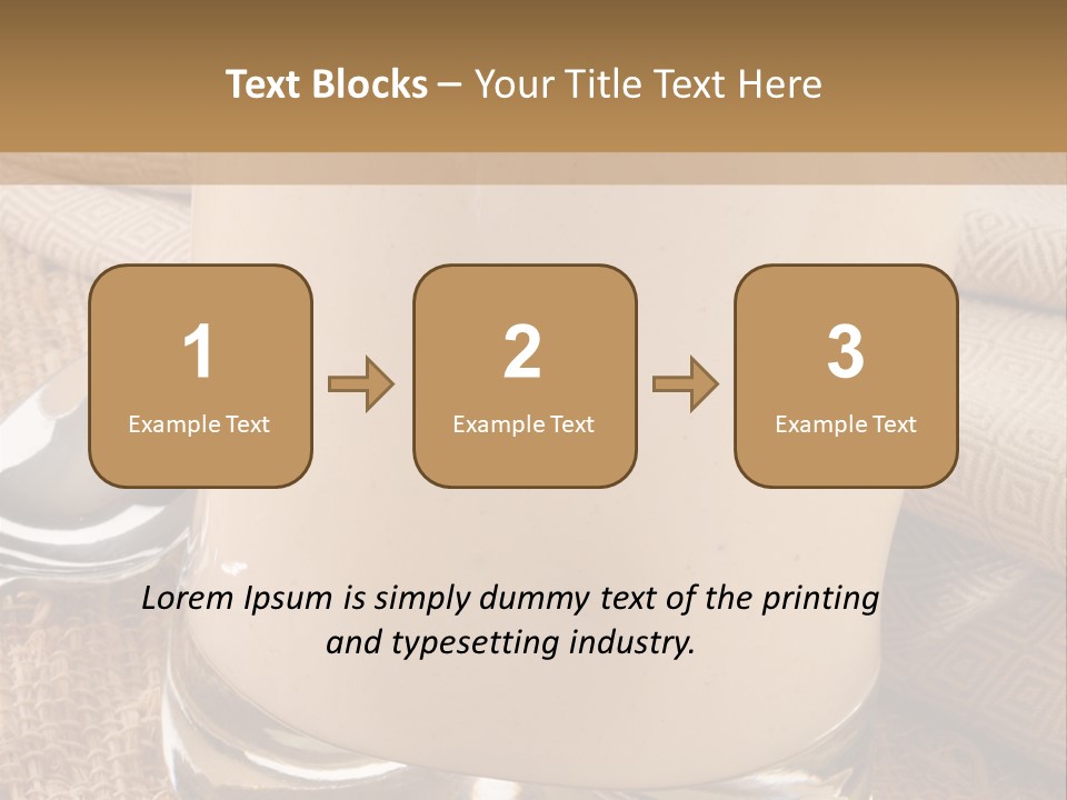 Shell Butter Slice PowerPoint Template