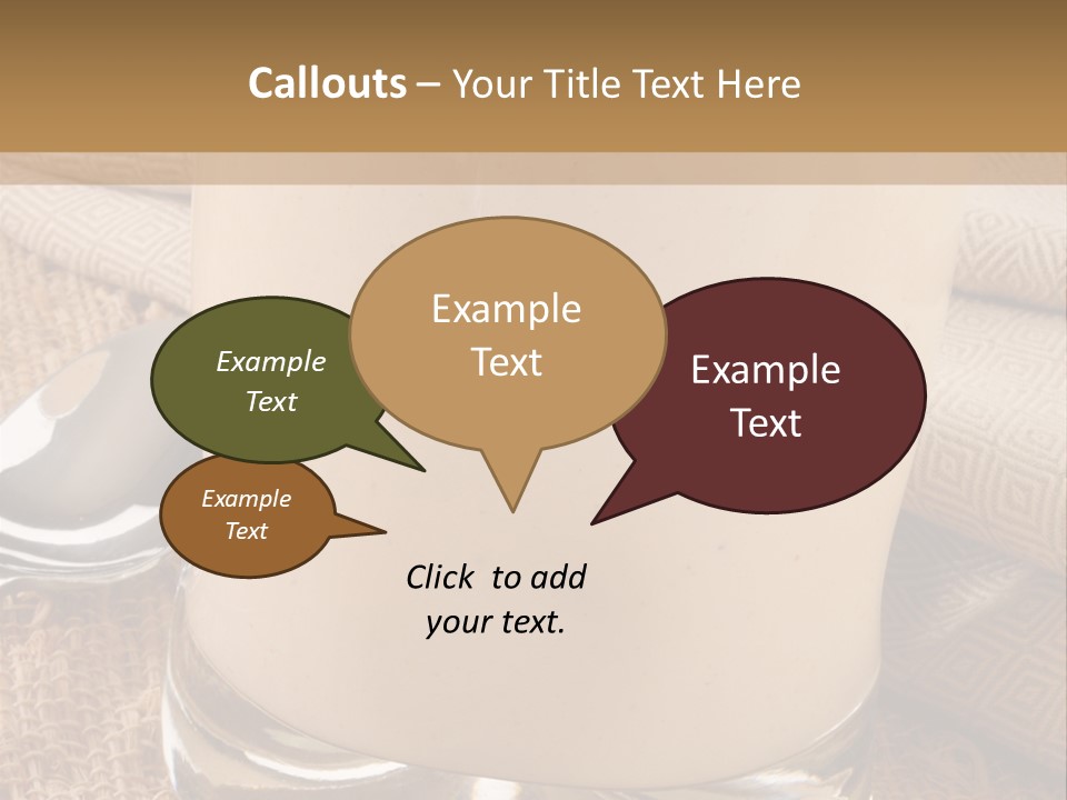 Shell Butter Slice PowerPoint Template