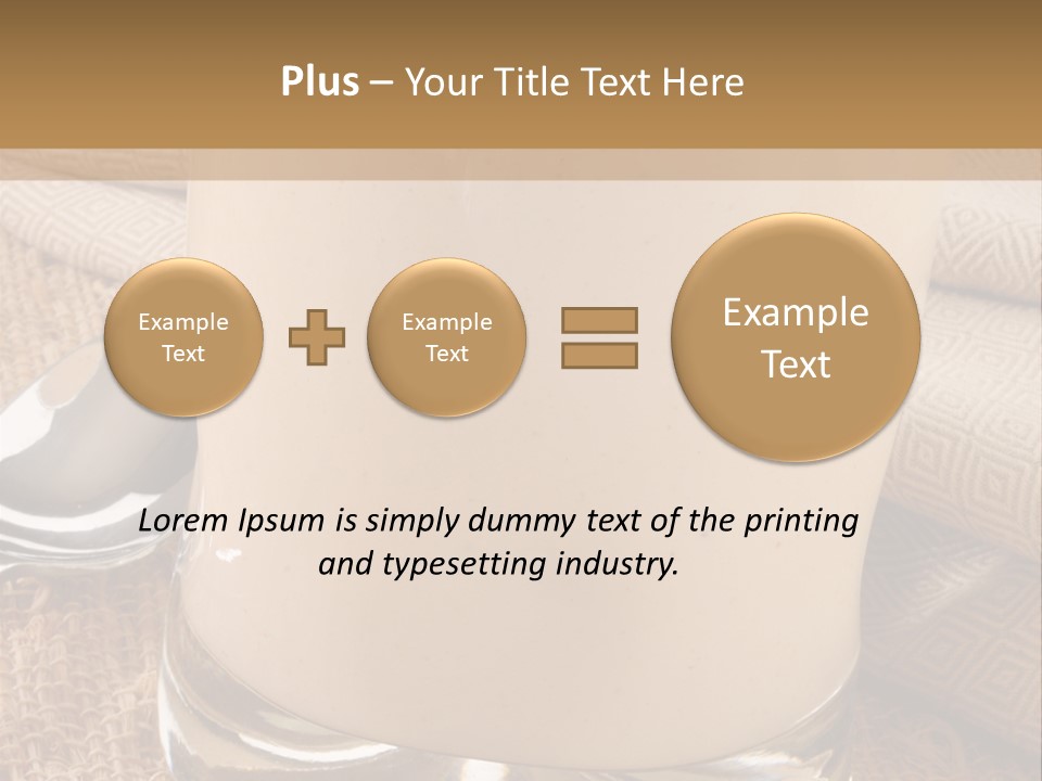 Shell Butter Slice PowerPoint Template