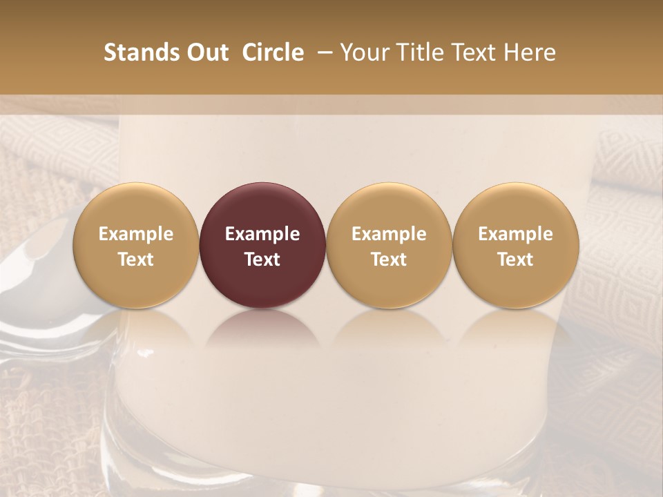 Shell Butter Slice PowerPoint Template