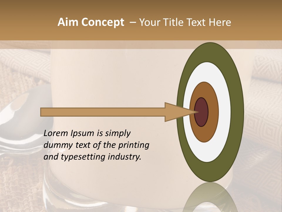 Shell Butter Slice PowerPoint Template