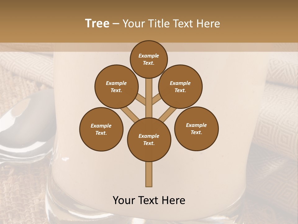 Shell Butter Slice PowerPoint Template