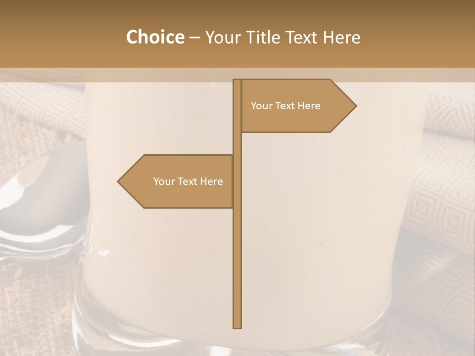 Shell Butter Slice PowerPoint Template