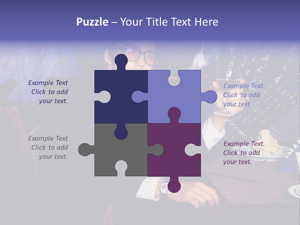 Wedding Handsome Beverage PowerPoint Template