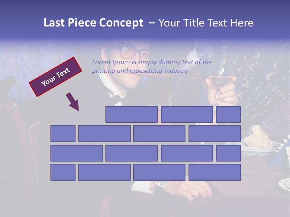 Wedding Handsome Beverage PowerPoint Template