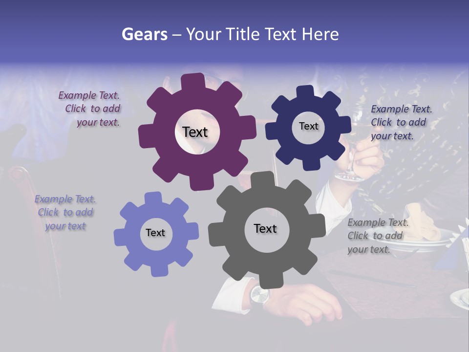Wedding Handsome Beverage PowerPoint Template