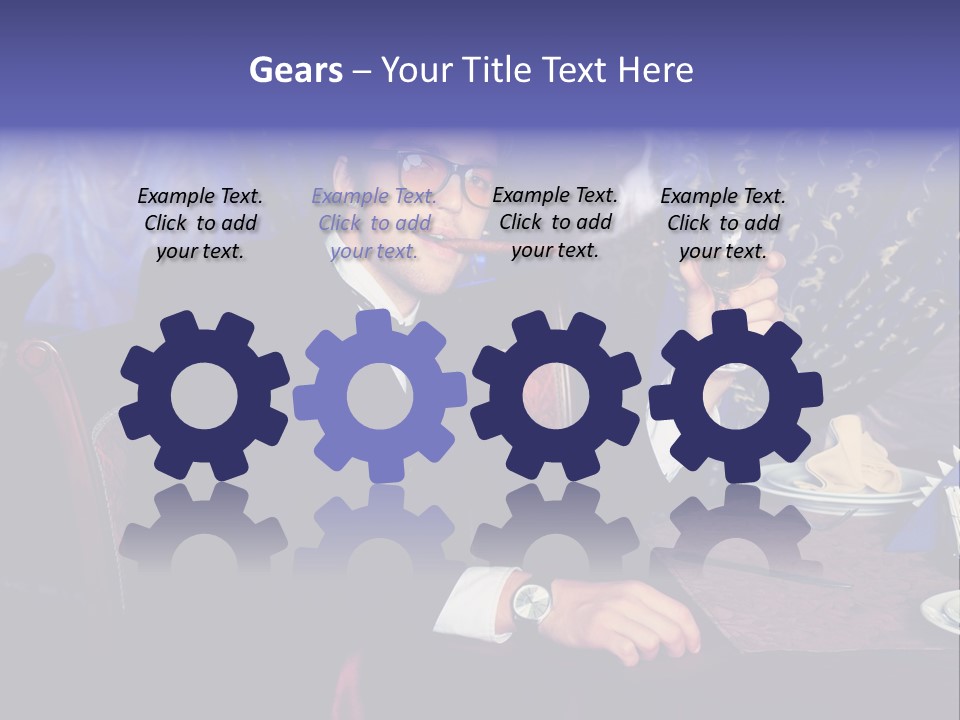 Wedding Handsome Beverage PowerPoint Template