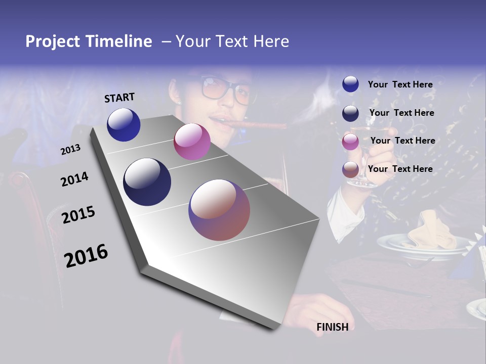 Wedding Handsome Beverage PowerPoint Template