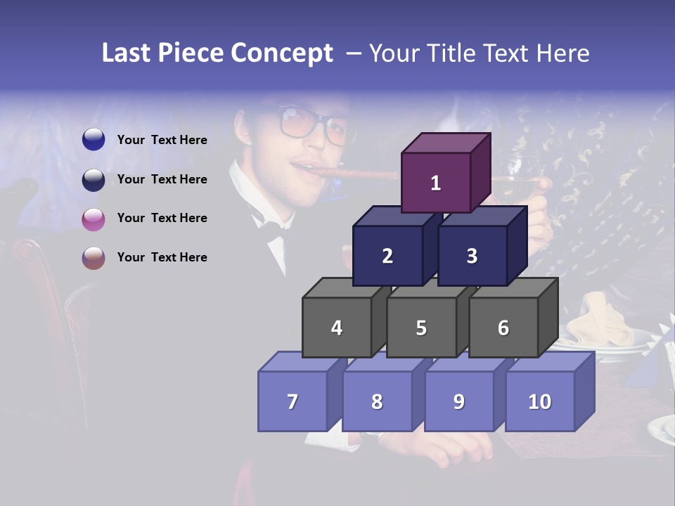 Wedding Handsome Beverage PowerPoint Template