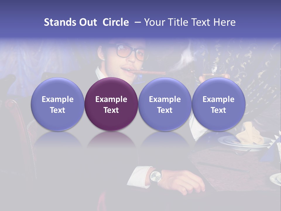Wedding Handsome Beverage PowerPoint Template