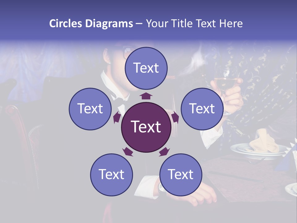 Wedding Handsome Beverage PowerPoint Template