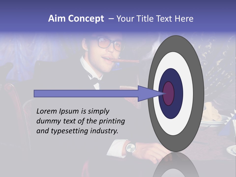 Wedding Handsome Beverage PowerPoint Template
