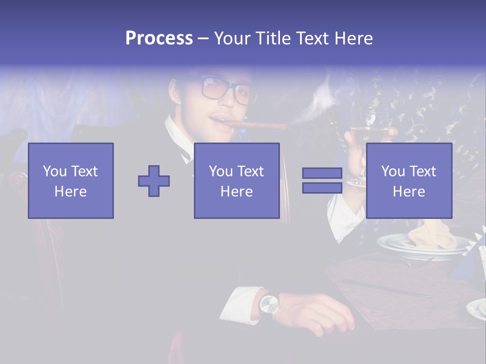 Wedding Handsome Beverage PowerPoint Template
