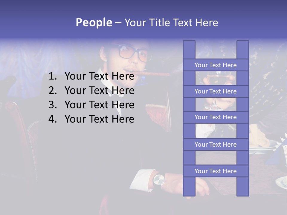 Wedding Handsome Beverage PowerPoint Template