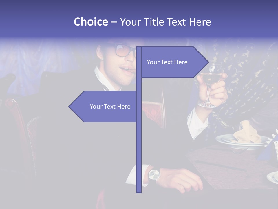 Wedding Handsome Beverage PowerPoint Template