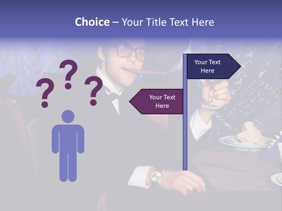 Wedding Handsome Beverage PowerPoint Template