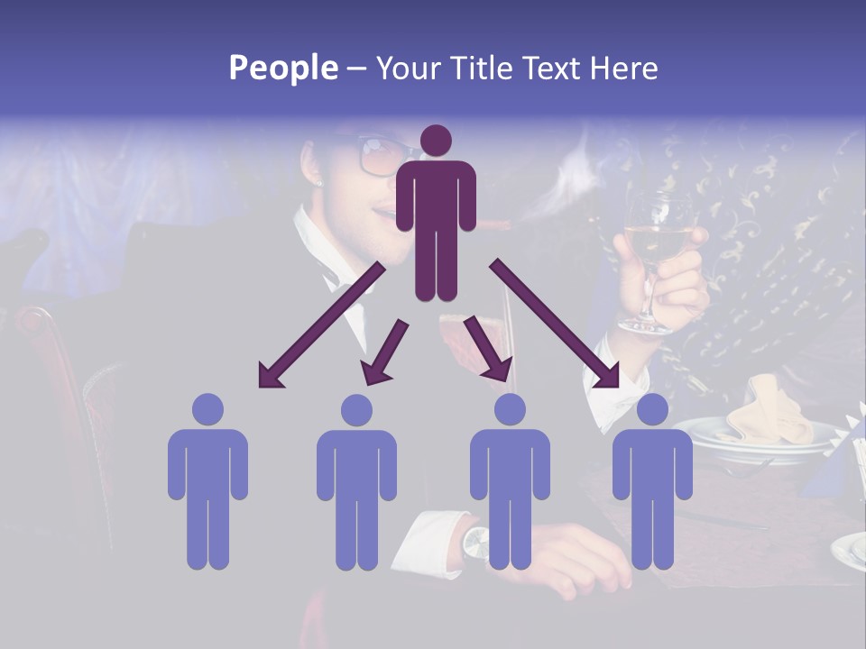 Wedding Handsome Beverage PowerPoint Template