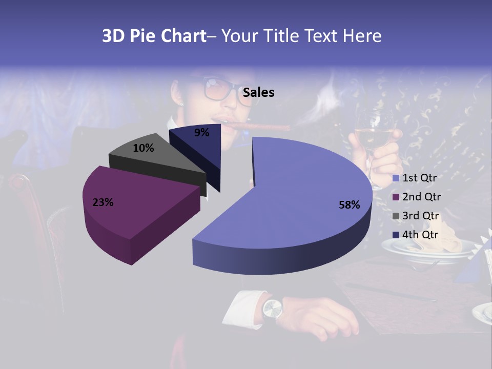 Wedding Handsome Beverage PowerPoint Template
