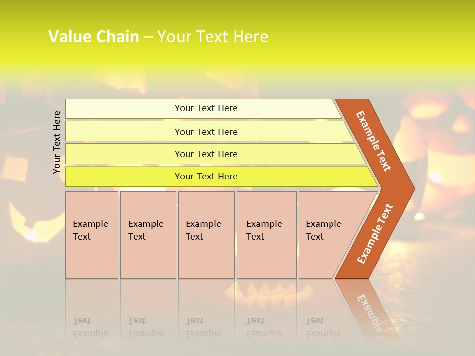 Celebration Macro Pumpkin PowerPoint Template