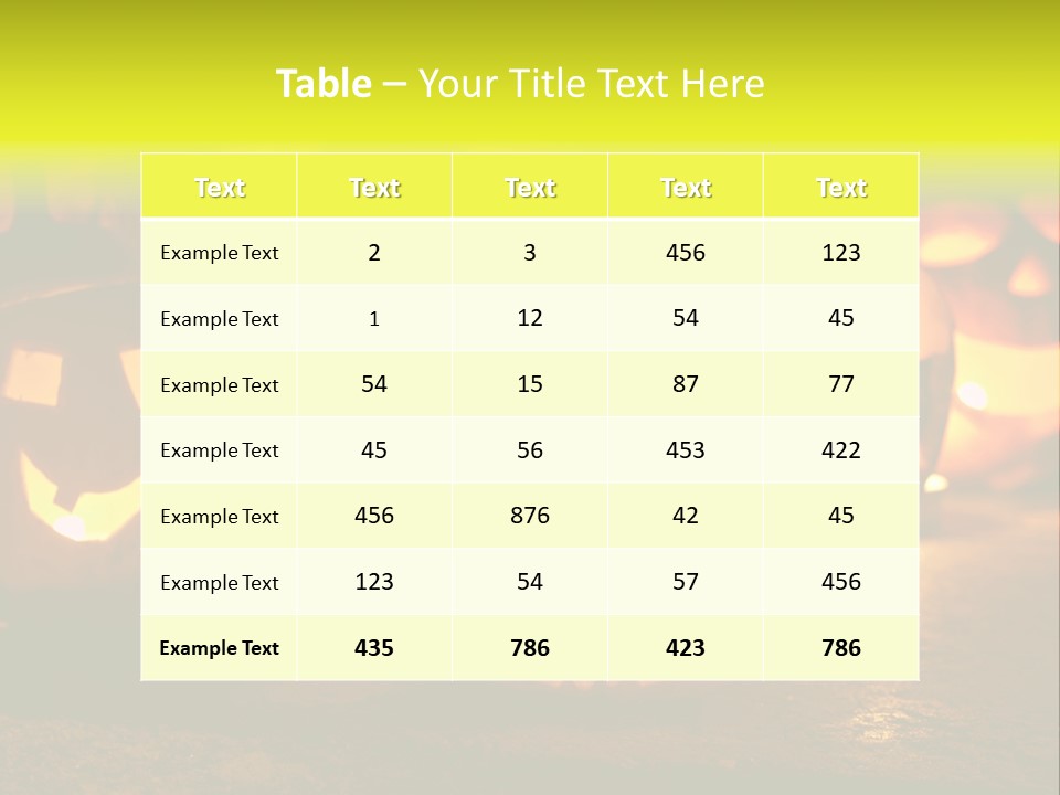 Celebration Macro Pumpkin PowerPoint Template