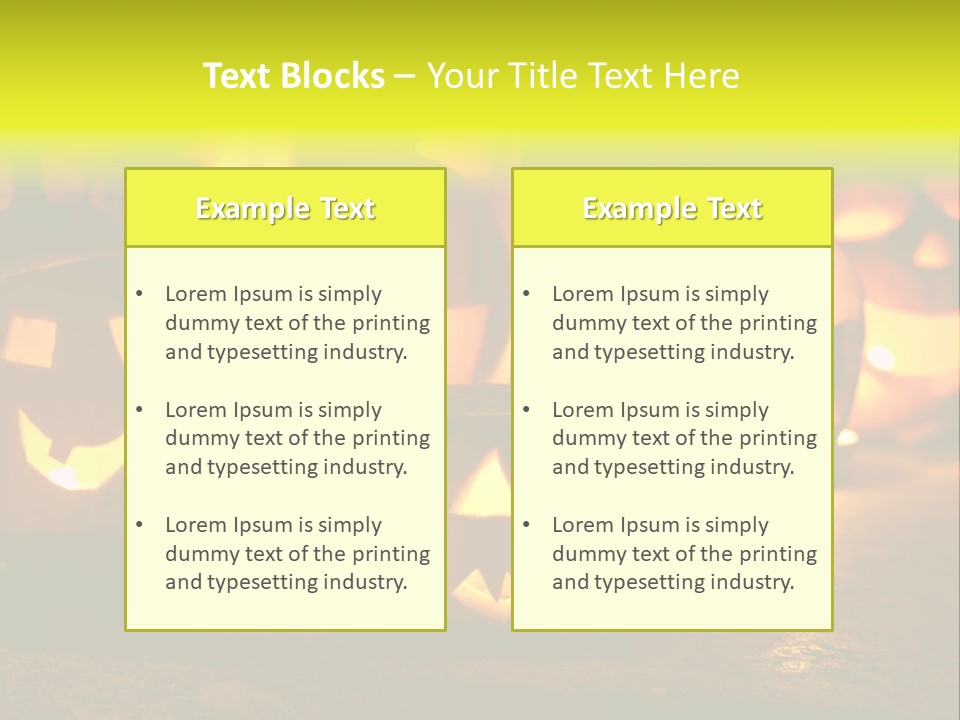 Celebration Macro Pumpkin PowerPoint Template